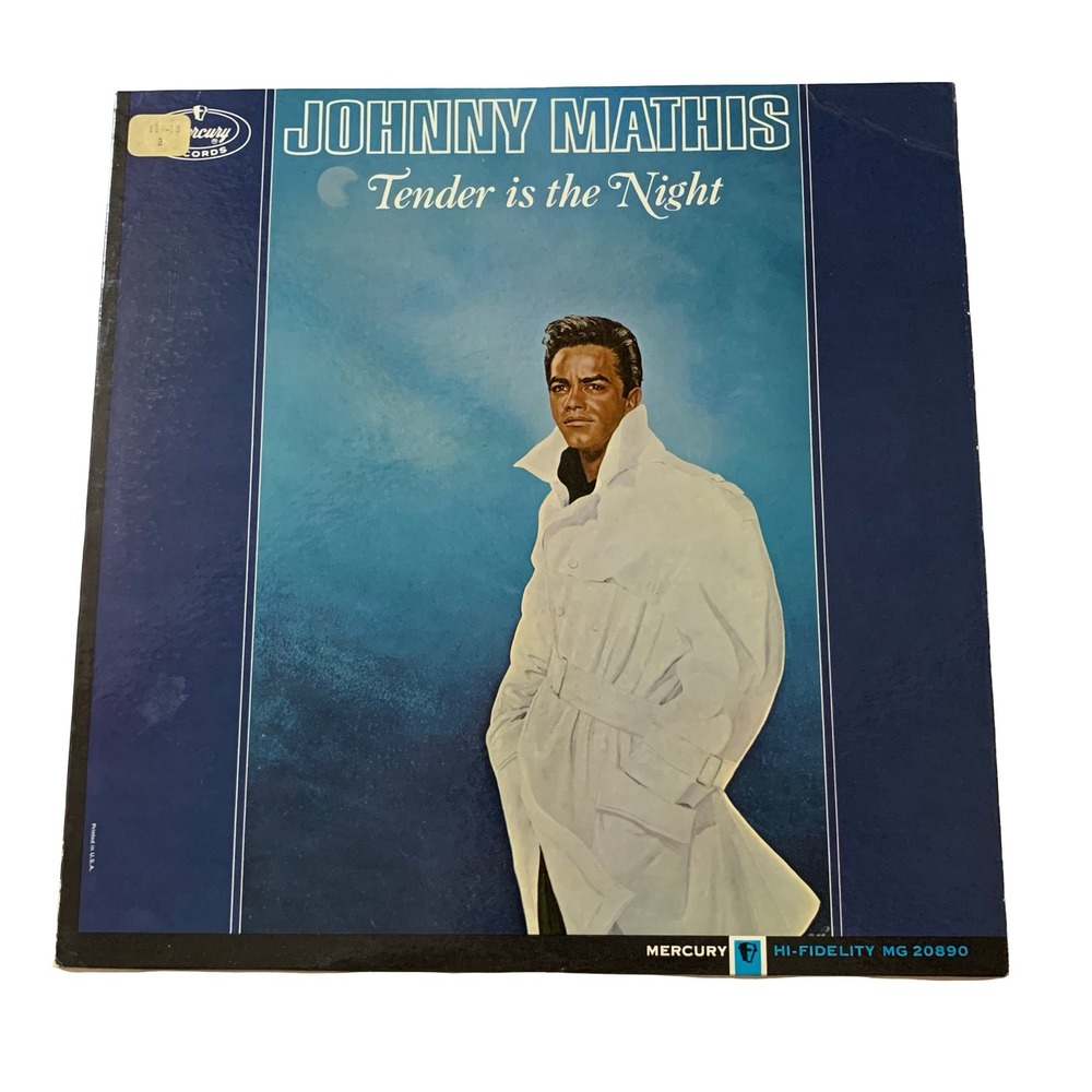 Johnny Mathis Tender is the Night Vinyl LP Record Mercury MG 20890 Vocal Pop